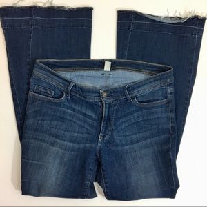 Old Navy Flare Jeans with Frayed Hems